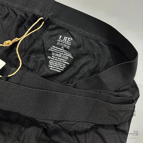 پک 2 تایی لگینگ مردانه کش پهن جذب UP2FASHION آلمان فلای دار فاق جادار مشکی Extra Tight — تصویر ۶