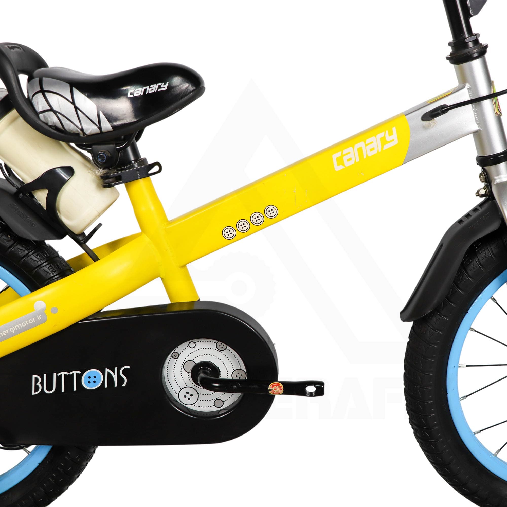 دوچرخه کودک قناری مدل MATT BUTTON 16″ زرد — تصویر ۸