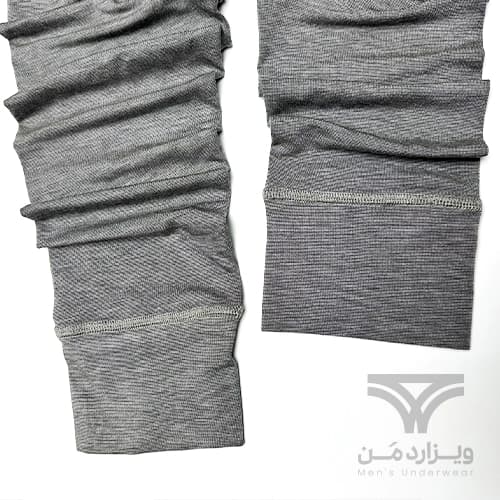 لگینگ مردانه ترمو کش پهن جذب بیس لایر اورجینال وارداتی پریمارک Primark Themo Layer فلای دار طوسی — تصویر ۳