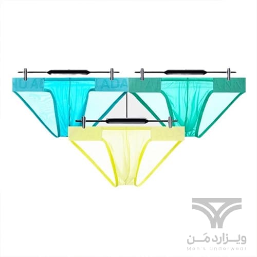 شورت مردانه اسلیپ اورجینال Adannu Men’s Semi-Transparent Comfortable High-Stretch Quick-Dry Bikini برند آدانو بدن نما نیمه شفاف — تصویر ۷