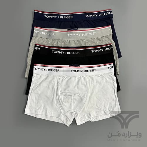 پک پرمیوم 4 تایی شورت مردانه تامی هیلفیگر Tommy Hilfiger اورجینال باکسر بریف Premium — تصویر ۲