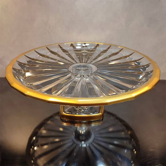 ظرف شیرینی خوری مودنا طلا مات کد mtm-shirini