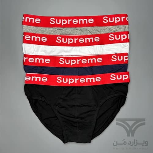 پک پرمیوم 4 تایی شورت مردانه ساپریم Supreme اورجینال اسلیپ Premium — تصویر ۲