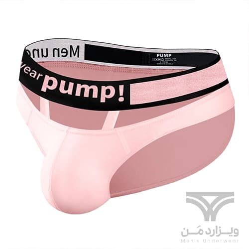 شورت مردانه اسلیپ جلو کش دار PUMP Breathable Men’s bikini briefs اورجینال وارداتی برند پامپ فانتزی کش 5 سانتی