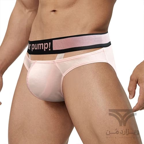 شورت مردانه اسلیپ جلو کش دار PUMP Breathable Men’s bikini briefs اورجینال وارداتی برند پامپ فانتزی کش 5 سانتی — تصویر ۸