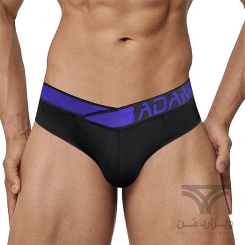 شورت مردانه اسلیپ اورجینال Adannu Men’s Modal Briefs Dual Waistband V-Suspension Low Rise برند آدانو کش لیزری — تصویر ۶