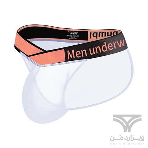 شورت مردانه اسلیپ اورجینال بغل باز تمام شیشه ای Pump Men’s Modal Bikini Briefs Dual Waistband V-Suspension Transparent Ultra-thin برند پامپ — تصویر ۶