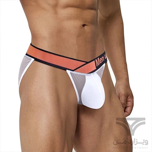 شورت مردانه اسلیپ اورجینال بغل باز تمام شیشه ای Pump Men’s Modal Bikini Briefs Dual Waistband V-Suspension Transparent Ultra-thin برند پامپ — تصویر ۵
