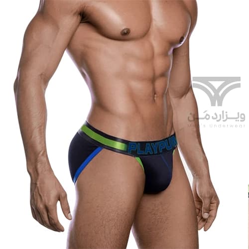 شورت مردانه اسلیپ پامپ Play Pump Men’s Cotton U Pouch bikini briefs اورجینال وارداتی فانتزی کتان — تصویر ۲