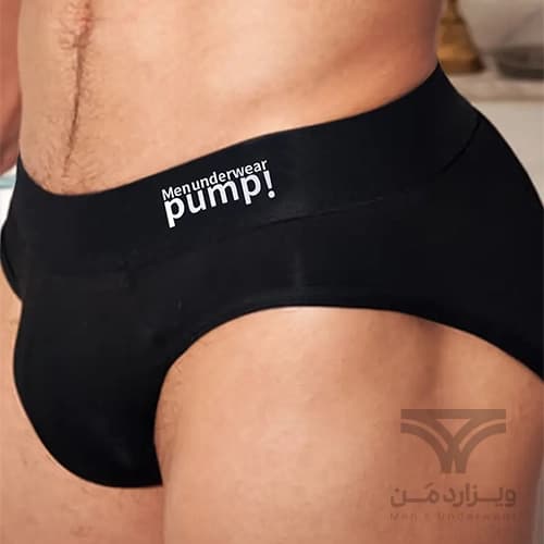 شورت مردانه اسلیپ اورجینال Pump Men’s High-Elasticity Breathable Briefs برند پامپ مشکی — تصویر ۳