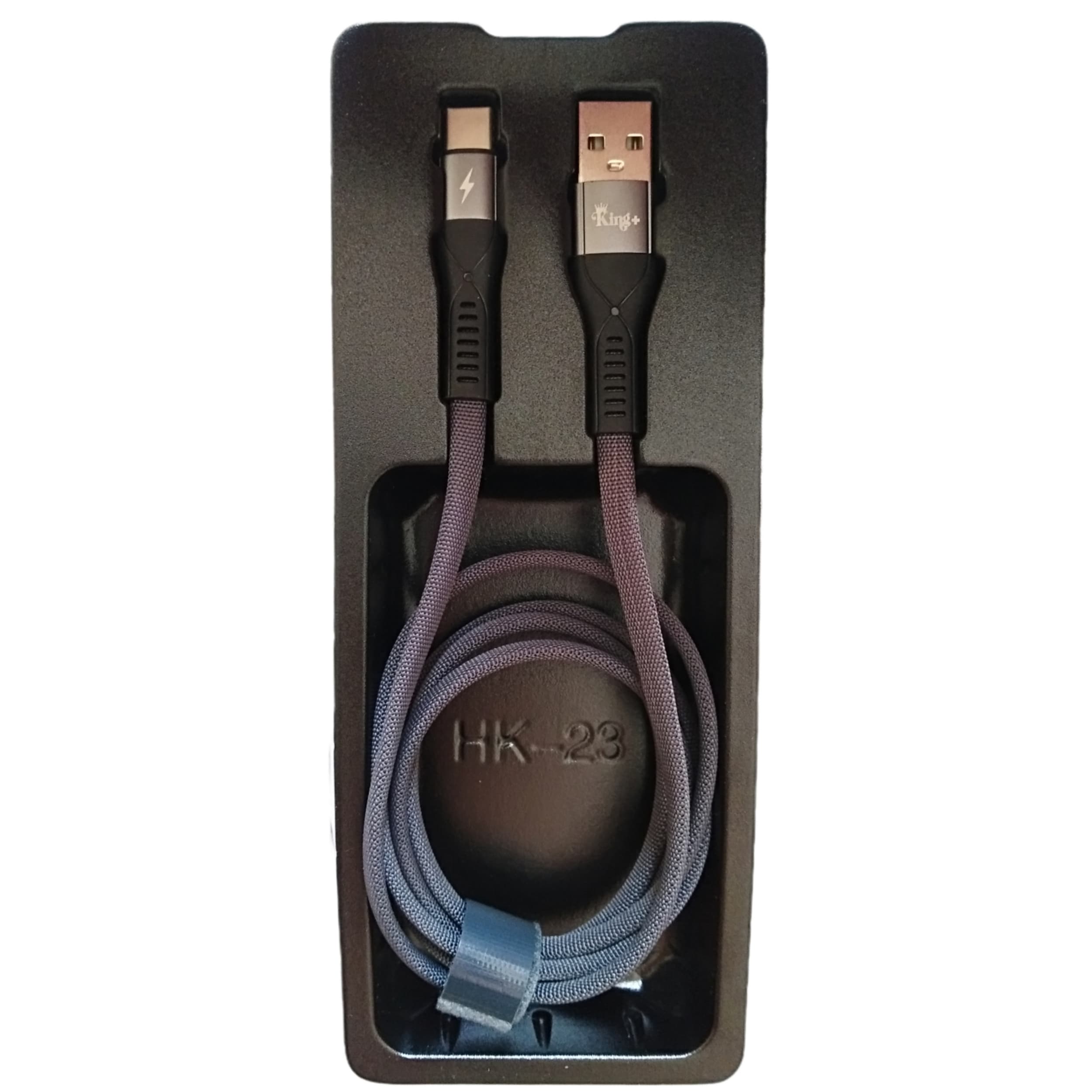 کابل تبدیل USB به USB-C کینگ پلاس مدل HK-23 طول 1 متر — تصویر ۵