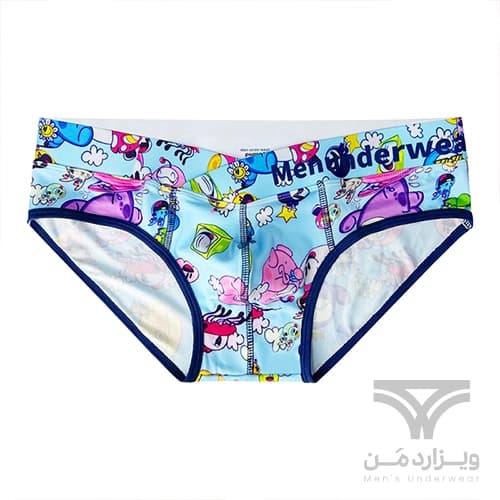 شورت مردانه اسلیپ پامپ Men’s Playful Cartoon No-Tag Comfortable and Breathable Briefs اورجینال وارداتی برند PUMP فانتزی عروسکی کارتونی
