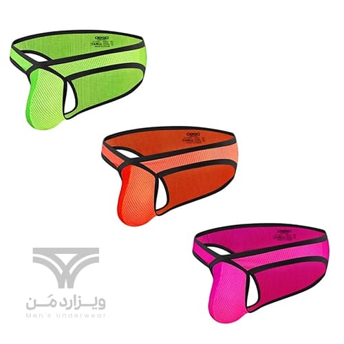 شورت مردانه اسلیپ بغل باریک Breathable Mesh Men’s Low Waist briefs اورجینال وارداتی برند 0850(BS) فانتزی پارچه مشبک