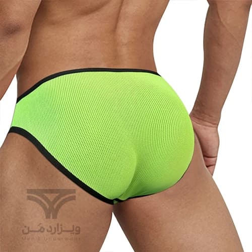 شورت مردانه اسلیپ بغل باریک Breathable Mesh Men’s Low Waist briefs اورجینال وارداتی برند 0850(BS) فانتزی پارچه مشبک — تصویر ۷