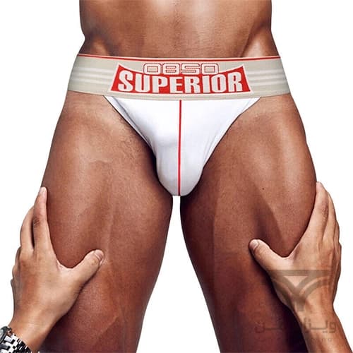 شورت مردانه اسلیپ بغل باز Breathable Men’s bikini briefs اورجینال وارداتی برند 0850(BS) Superior فانتزی کش 5 سانتی — تصویر ۵