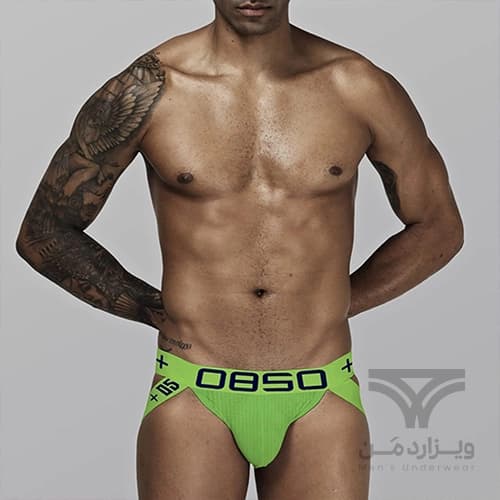شورت مردانه Jockstrap اورجینال برند 0850 (BS) – ORLVS فانتزی پشت باز 2 بند رنگبندی جدید — تصویر ۶