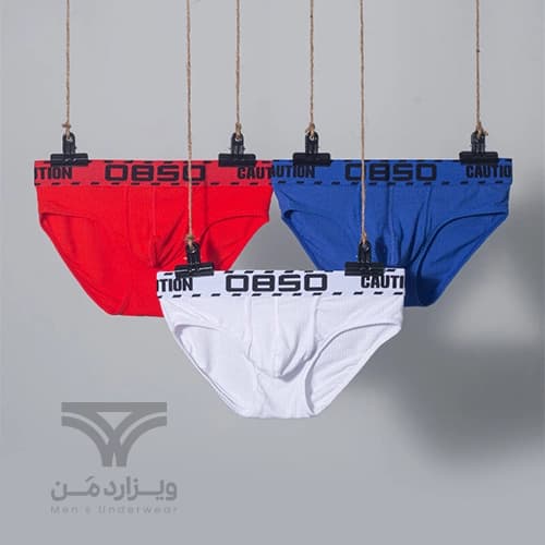 شورت مردانه اسلیپ بغل باریک Breathable Men’s briefs اورجینال وارداتی برند 0850(BS) فانتزی پارچه کبریتی