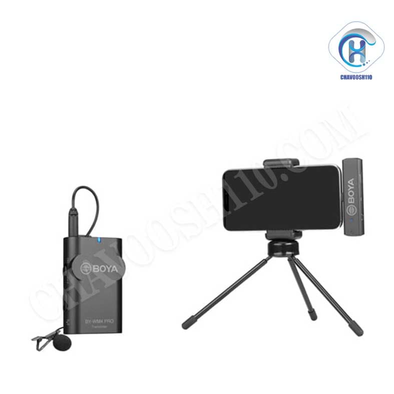 میکروفن بی سیم یقه ای بویا BOYA BY-WM4 PRO K3 — تصویر ۴