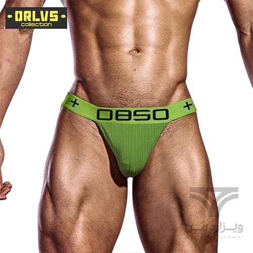 شورت مردانه اسلیپ بغل باز Breathable Men’s bikini briefs اورجینال وارداتی برند 0850(BS) فانتزی پارچه کبریتی — تصویر ۲