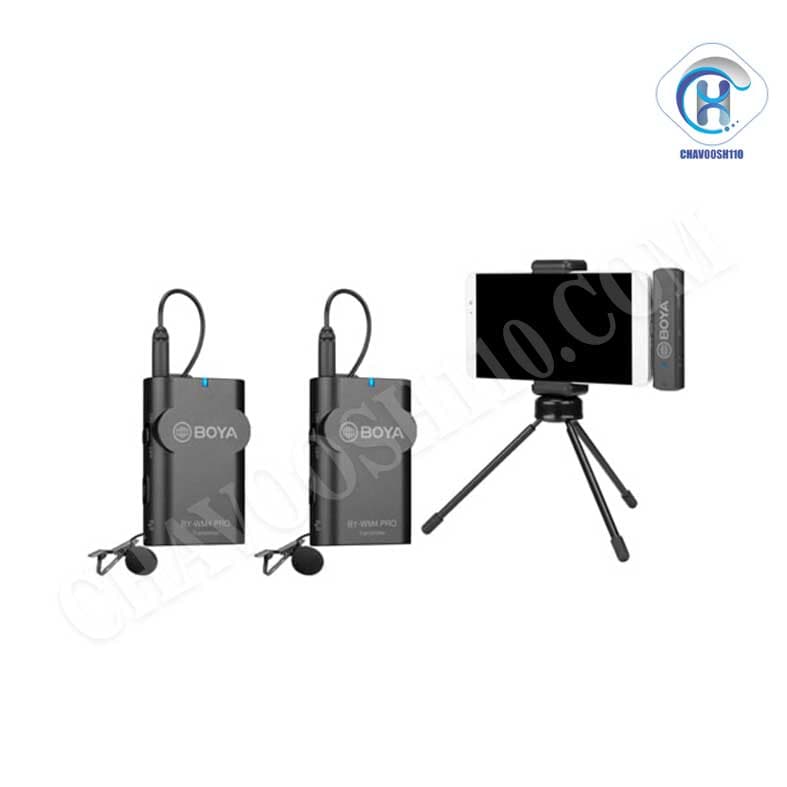 میکروفن بی سیم یقه ای بویا BOYA BY-WM4 Pro k6 — تصویر ۴