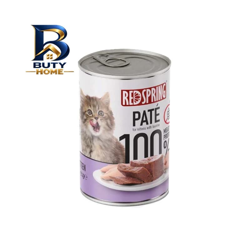 کنسرو غذای گربه رداسپرینگ مدل Pate Pack با طعم بره، ماهی، مرغ،جگر و گوساله وزن ۲.۴ کیلوگرم بسته ۶ عددی اصل — تصویر ۷