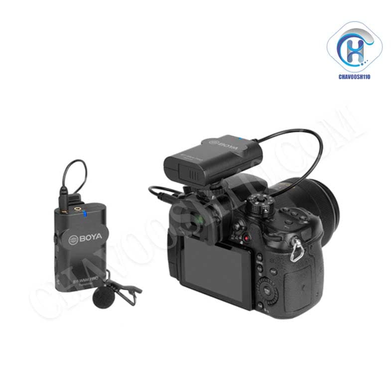 میکروفن بی سیم یقه ای بویا BOYA BY-WM4 Pro — تصویر ۷