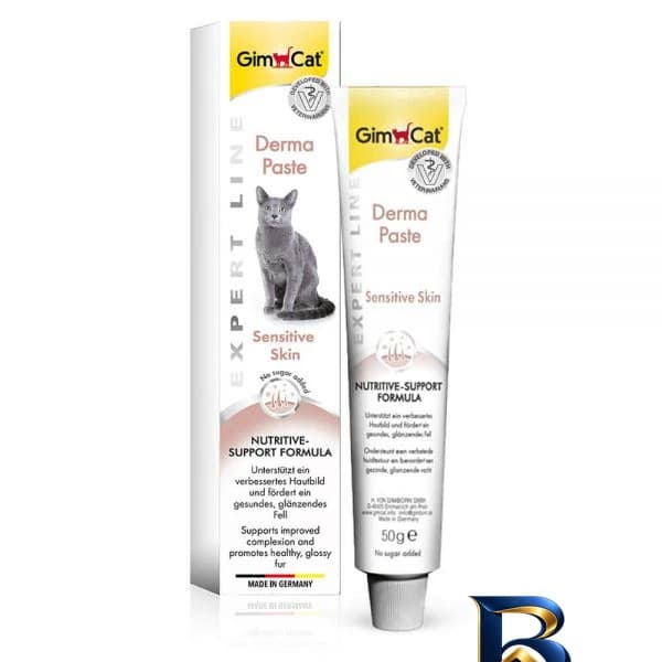 خمیر مالت گربه جیم کت مدل Derma Paste تقویت مو و پوست وزن ۵۰ گرم — تصویر ۵