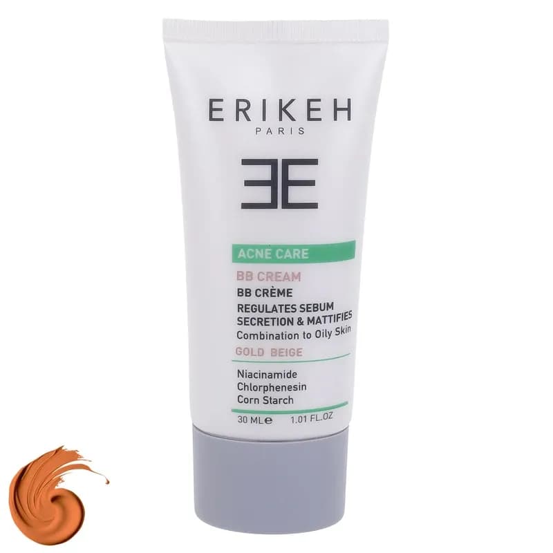 BB کرم ضدجوش اریکه پاریس Acne Care | تنظیم چربی بژ طبیعی