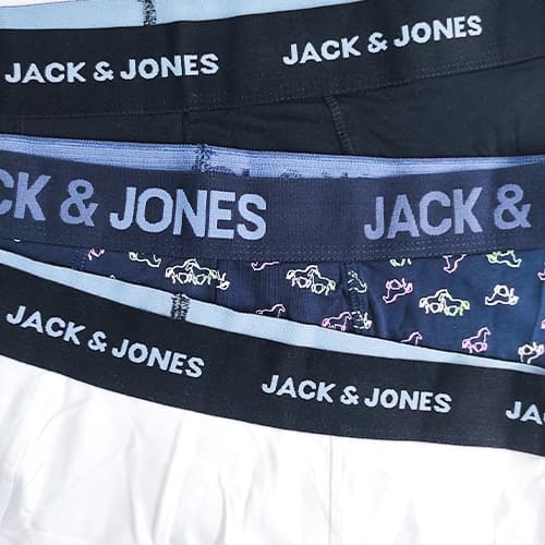 پک 3 تایی شورت مردانه باکسر بریف جک اند جونز JACK & JONES اورجینال وارداتی – طرح پنج — تصویر ۵