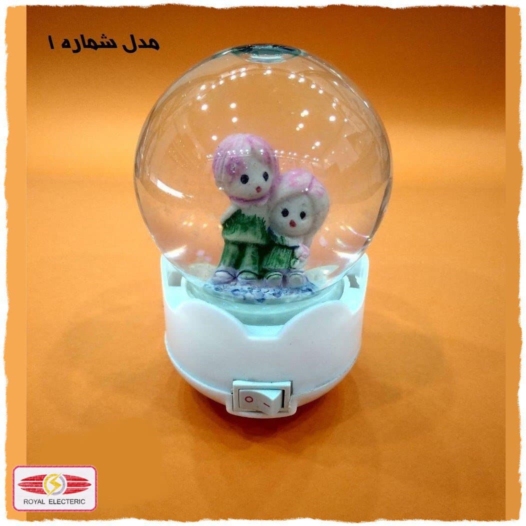 چراغ خواب کودک مدل گوی برفی