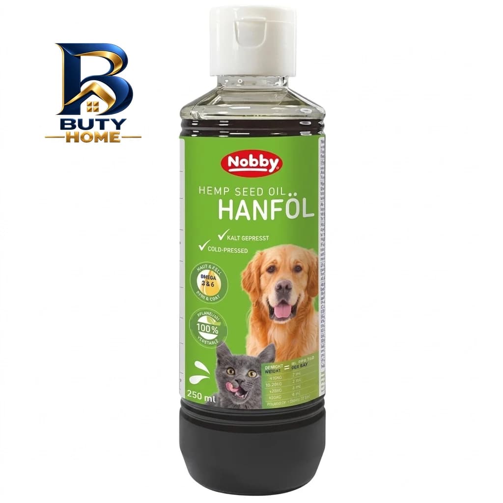 روغن شاهدانه نوبی مدل Hemp Seed Oil حجم 250 میلی لیتر