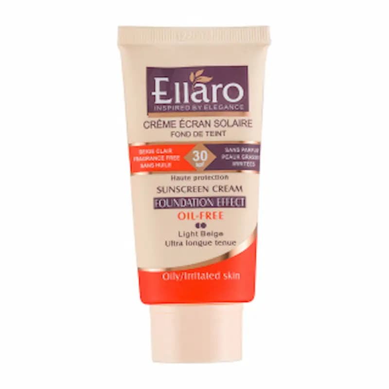 ضدآفتاب رنگی الارو SPF30 | پوست چرب بژ روشن — تصویر ۲
