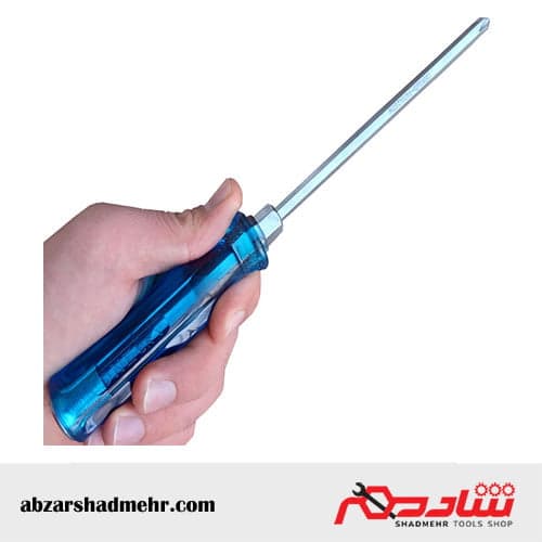 پیچ گوشتی 6*150 چهارسو ضربه خور — تصویر ۳