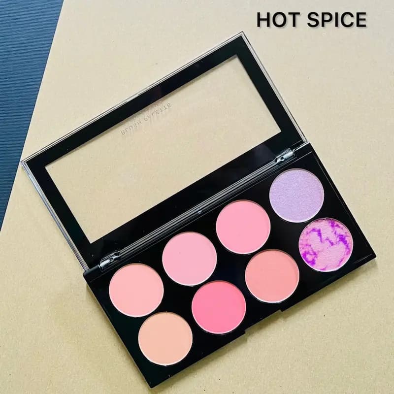 پالت رژگونه بیو استار | ترکیب رنگهای مات و شاین hot spice
