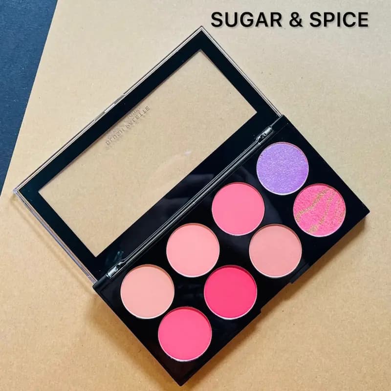 پالت رژگونه بیو استار | ترکیب رنگ‌های مات و شاین sugar&spice