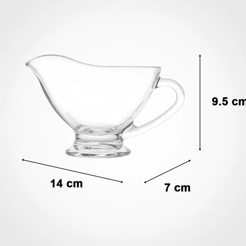 سس خوری شیشه ای دسته دار 2 عددی لیمون کد 2356 — تصویر ۳