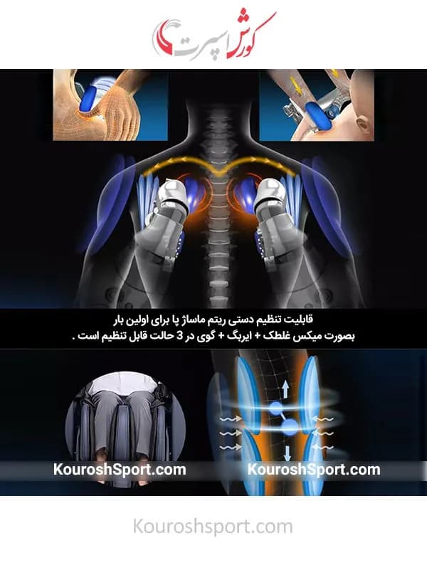 صندلی ماساژور کایتاشی مدل Ks-970 — تصویر ۶
