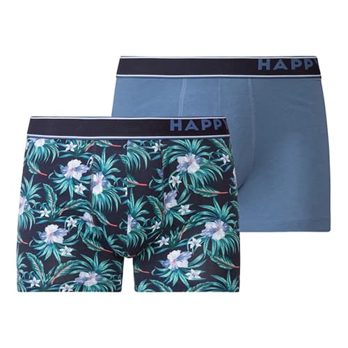 پک 2 تایی شورت مردانه پادار هپی شورتس Happy Shorts آلمان طرح هاوایی