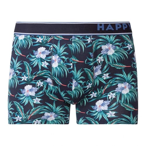 پک 2 تایی شورت مردانه پادار هپی شورتس Happy Shorts آلمان طرح هاوایی — تصویر ۲
