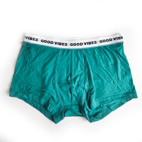 پک 5 تایی شورت مردانه پادار لفتیز Lefties اورجینال اسپانیا طرح Good Vibes — تصویر ۳