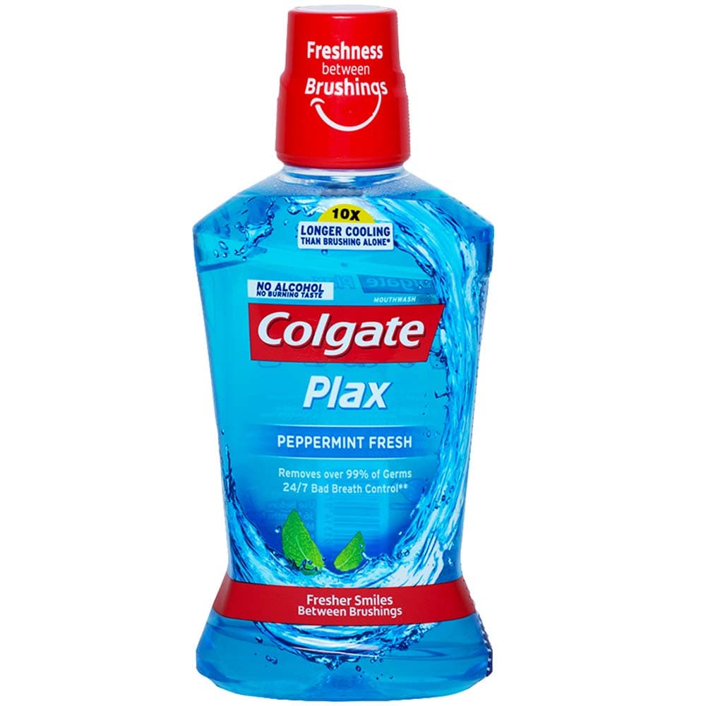 دهانشویه کلگیت 500 میل – برای مراقبت کامل از دندان – Colgate mouthwash – Plax Complete Care