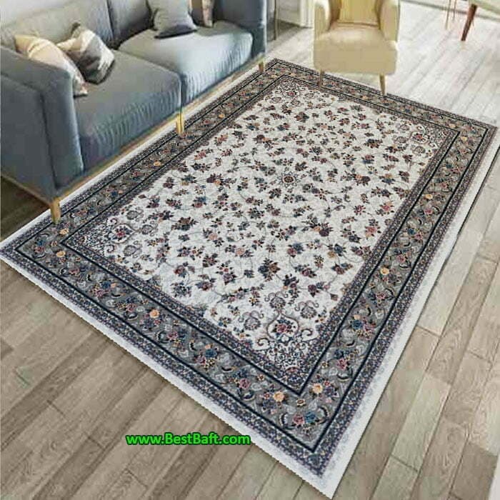 فرش کاشان افشان گیلدا ۷۰۰ شانه کرم — تصویر ۲