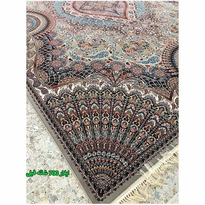 فرش کاشان طرح ایلار ۷۰۰ شانه فیلی — تصویر ۲