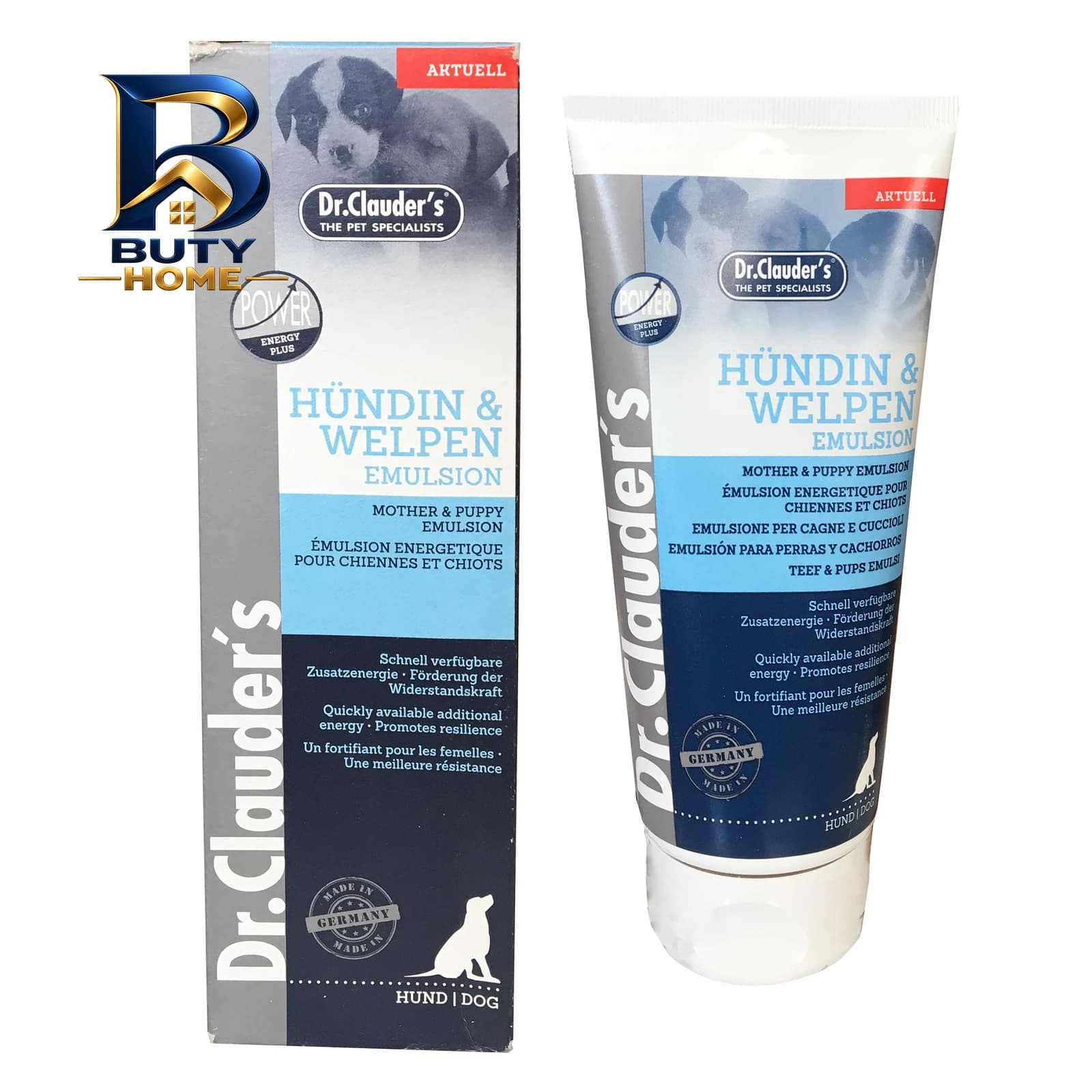 خمیر مولتی ویتامین سگ دکتر کلادرز مدل Mother & Puppy Emulsion وزن ۱۵۰ گرم — تصویر ۳