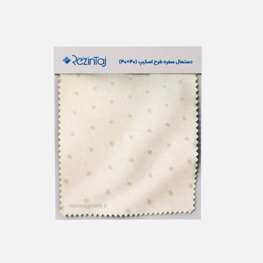 دستمال سفره طرح اسکیپ رزین تاژ