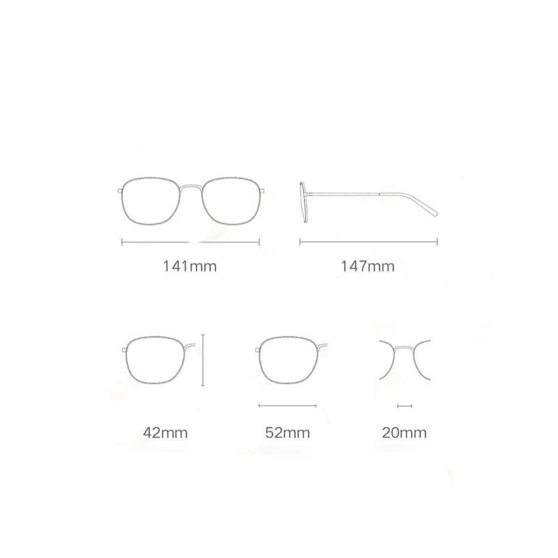 عینک محافظ چشم شیائومی MIJIA ANTI BLUE GLASSES HMJ06LM — تصویر ۱۰