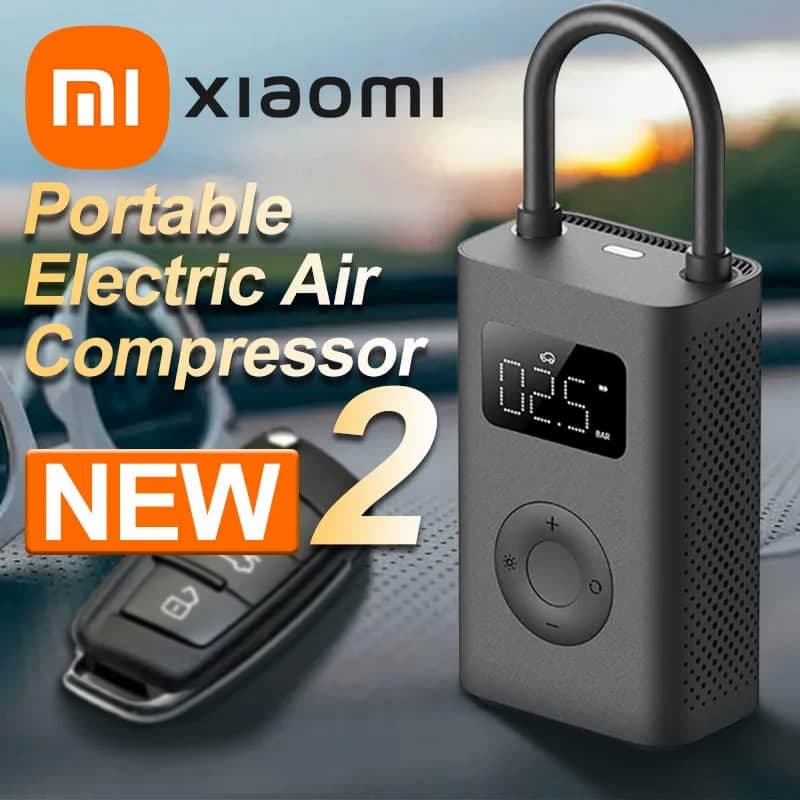 پمپ باد قابل حمل نسخه 2 شیائومی Mi Electric Air Compressor 2 MJCQB06QW