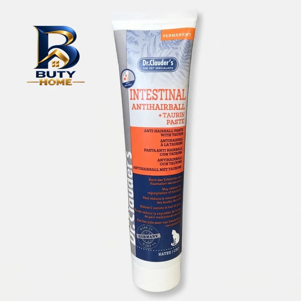 خمیر مالت گربه دکتر کلادرز مدل Anti Hairball +Taurin وزن 100 گرم