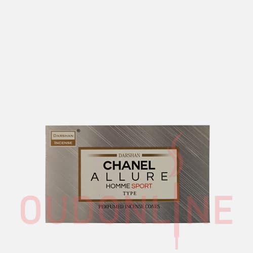 عود خوشبو کننده مخروطی دارشان Darshan مدل شنل الور هوم اسپرت (چنل الور هوم اسپرت ) Chanel allure homme sport