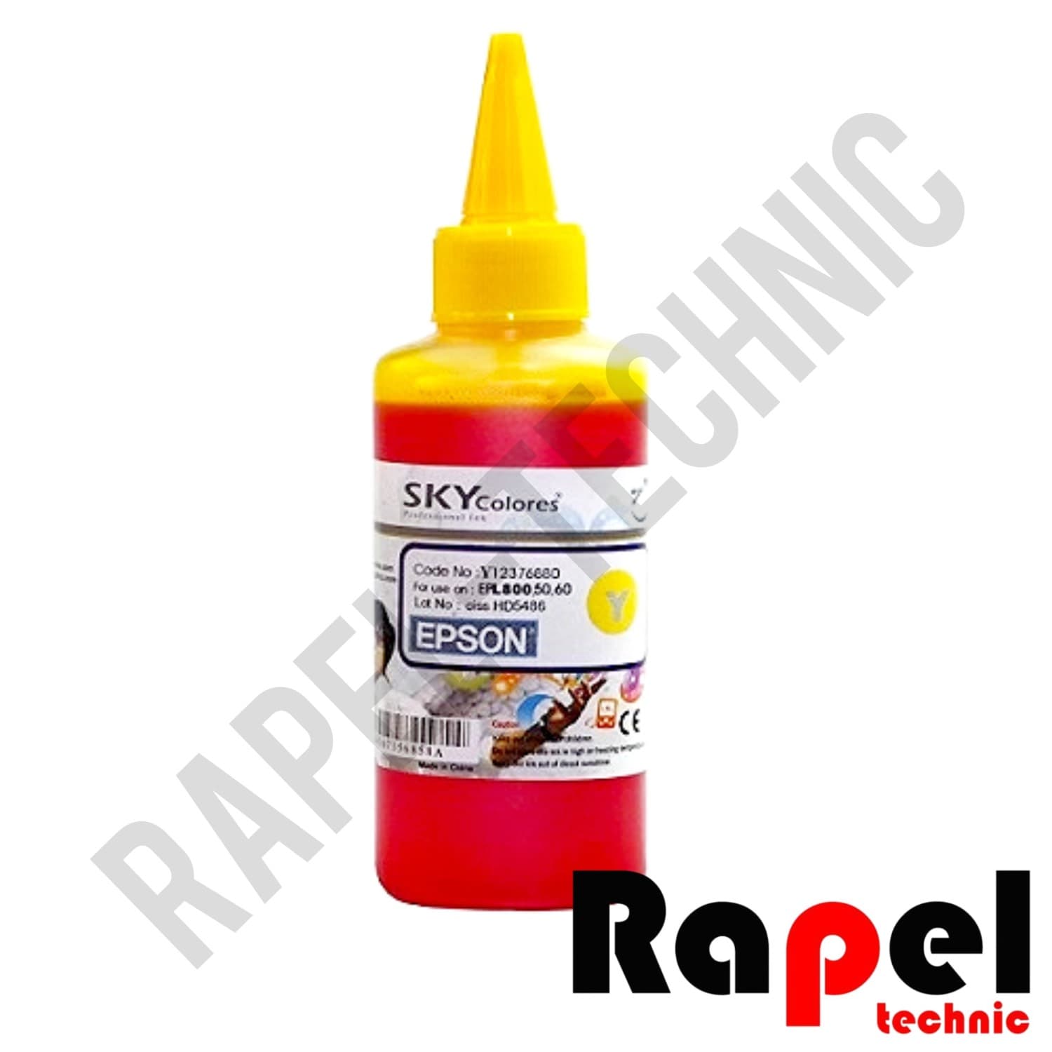 جوهر زرد (100cc) اسکای Epson | مناسب پرینتر اپسون (آسان بازشو) (YELLOW)